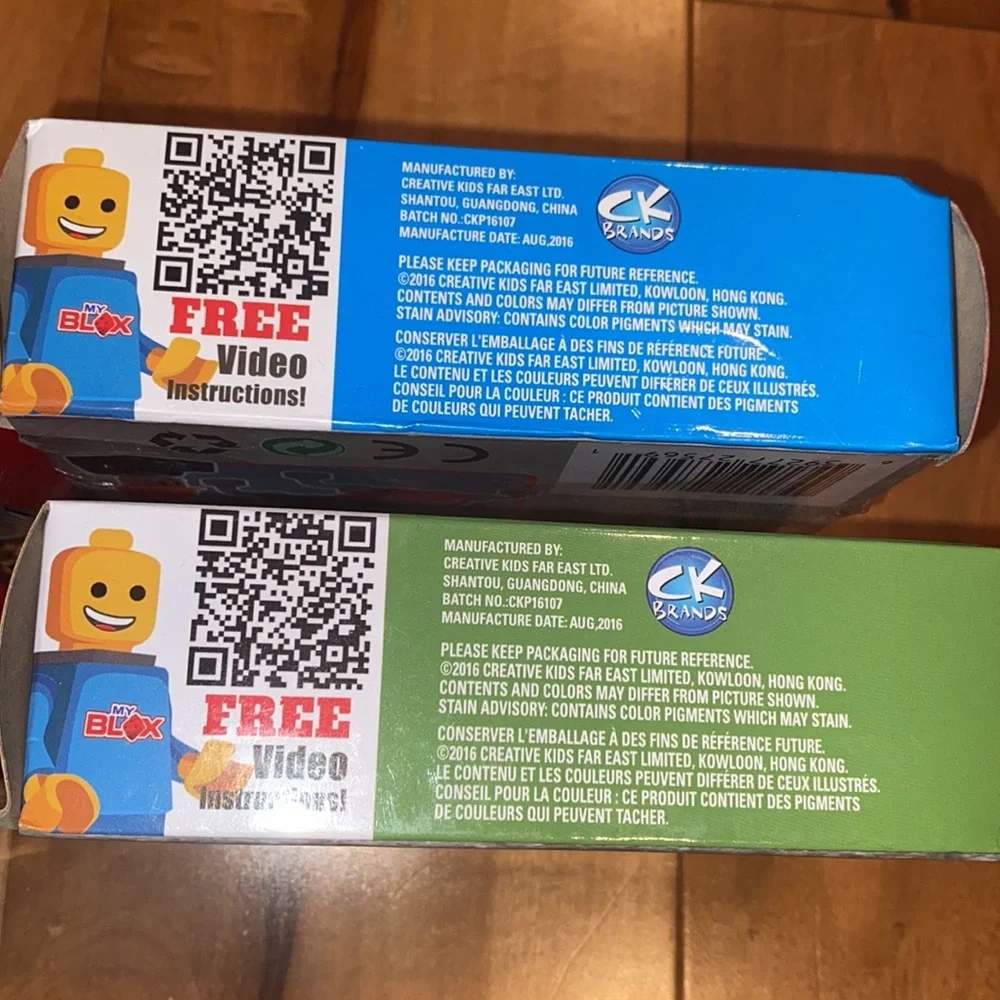 NIB~ (LOT OF 4) MY BLOX CONSTRUCTION BLOCKS~ RACECAR, HELICOPTER, TANK - Picture 4 of 5